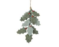 Tak vilt l17b1h28cm groen Decoris - Decoris