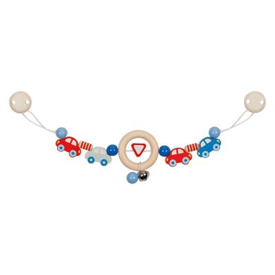 Goki houten wandelwagenketting auto&apos;s met clips