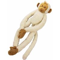 Happy Horse Knuffel aap - wit - 23 cm - pluche - slinger aap - klittenband slingeraapje