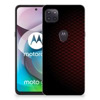 Motorola Moto G 5G TPU bumper Geruit Rood - thumbnail
