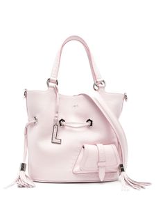 Lancel sac seau en cuir à lien de resserrage - Rose