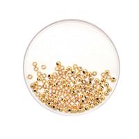 Sieraden maken kralen - metallic goud - 6x stuks - Dia 6 mm - Acryl - armbanden/kettingen