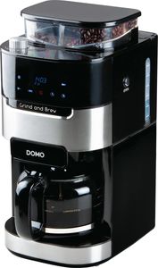 Domo koffiezetapparaat Grind and Brew, digitaal, 1,5 liter, zwart