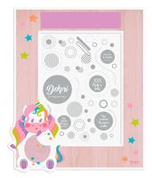 Dekori fotolijstje eenhoorn 26 x 21 cm hout - thumbnail