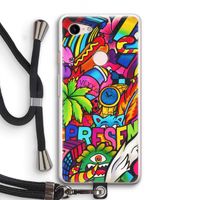 Represent: Pixel 3 Transparant Hoesje met koord