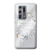 Diamonds: Huawei P40 Pro Plus Transparant Hoesje