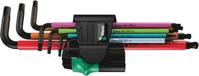 Wera 950 SPKL/7B SM Multicolour Magneet Stiftsleutelset, metrisch, BlackLaser, 7 -delig - 1 stuk(s) - 05022534001