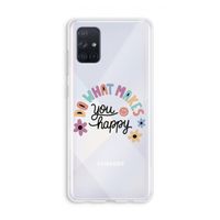Happy days: Galaxy A71 Transparant Hoesje