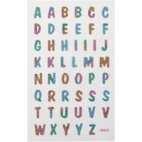 Creativ Company Glitter stickers, letters, vel 10x16 cm, 1 vel