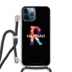 Abstract Spectrum: iPhone 12 Pro Transparant Hoesje met koord