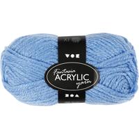 Creativ Company Acrylgaren, blauw, 50gr, 80m