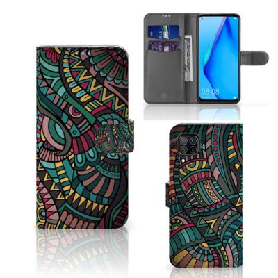 Huawei P40 Lite | Telefoon Hoesje | Aztec
