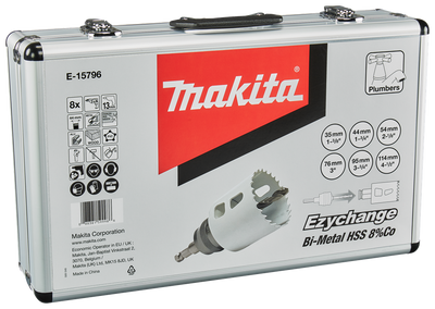 Makita Accessoires Gatzaagset 8-delig hout/metaal - E-15796 E-15796