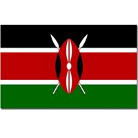 Vlag Kenia - 90 x 150 cm - Keniaanse Vlag - Kenya