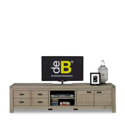 TV dressoir (200cm) Village - Kiezel
