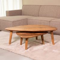 LABEL51 Salontafel Gregg - Naturel - Mangohout - 110 cm