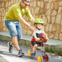 Loopfiets 4-wiel Kinderfiets zonder Pedalen Loopfiets voor Kinderen 18-36 Maanden