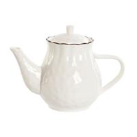 Theepot Home ESPRIT Wit Bruin Porselein 1 L