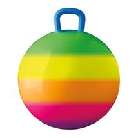 Summer Play Skippybal - regenboog - 50 cm - buitenspeelgoed voor kinderen   - - thumbnail