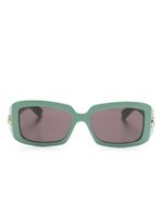 Gucci Eyewear lunettes de soleil à monture rectangulaire - Vert