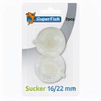 Superfish Zuigerset 16/22mm - Set van 2 Elastische Vijver Slangzuignappen - Krachtige Bevestiging - thumbnail