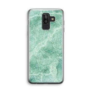 Groen marmer: Samsung Galaxy J8 (2018) Transparant Hoesje