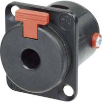 Neutrik NJ3FP6CBAG Jackplug 6.35 mm Flensbus, contacten recht Aantal polen: 2 Mono Zwart 1 stuk(s)