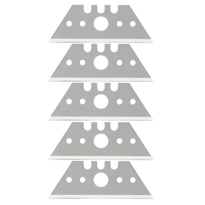 Wolfcraft Professionele trapezium-mes | + box | 0,65 x 52mm | 5 stuks - 4186000