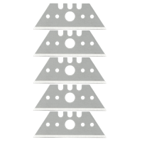 Wolfcraft Professionele trapezium-mes | + box | 0,65 x 52mm | 5 stuks - 4186000