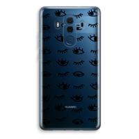 Eye pattern #2: Huawei Mate 10 Pro Transparant Hoesje - thumbnail