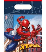 Spiderman Crime Fighter Uitdeelzakjes (6st) - thumbnail