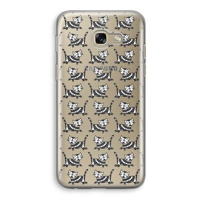Zwarte poes: Samsung Galaxy A5 (2017) Transparant Hoesje