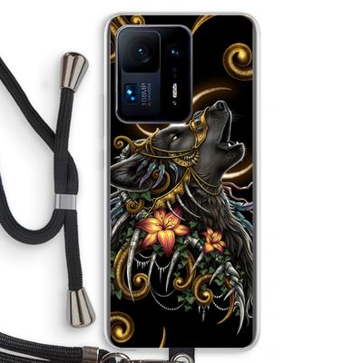Huilende Wolf: Xiaomi Mi Mix 4 Transparant Hoesje met koord
