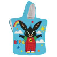 Bing Bunny Poncho, Rainbow - 50 x 100 cm - Polyester