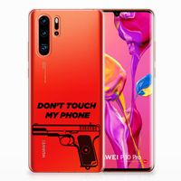 Huawei P30 Pro Silicone-hoesje Pistol DTMP - thumbnail