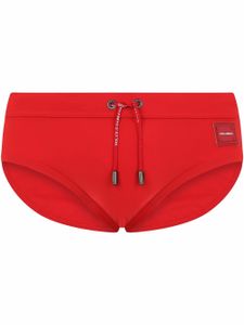 Dolce & Gabbana slip de bain à logo - Rouge