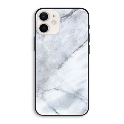 Witte marmer: iPhone 12 Biologisch afbreekbaar hoesje