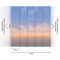 Livingwalls The Wall II - Blauw - Wolken - 392291