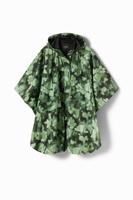 Regenjas met capuchon en camouflage - GREEN - U