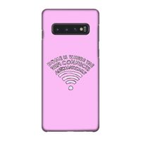 Home Is Where The Wifi Is: Samsung Galaxy S10 4G Volledig Geprint Hoesje