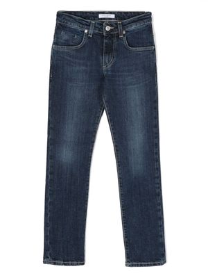 Paolo Pecora Kids jean à coupe slim - Bleu