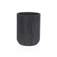 Tandenborstelhouder Versa Grijs Hars 8 x 10,5 x 8 cm - thumbnail