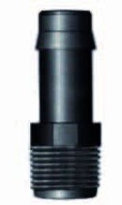 Europond Slangpilaar ½" x 13mm Buitendraad-Tule PP Zwart - Weerbestendig & Eenvoudig te Installeren