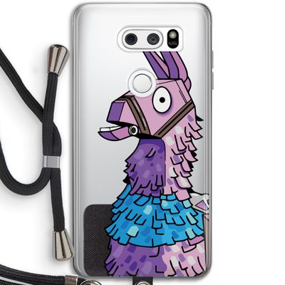 Lama: LG V30 Transparant Hoesje met koord