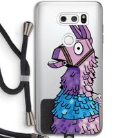 Lama: LG V30 Transparant Hoesje met koord