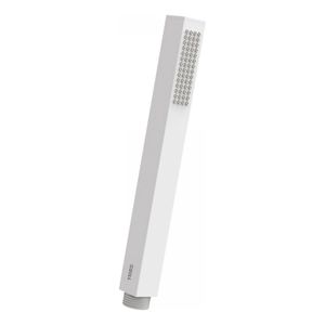 Staafhanddouche Tres Cuadro | 1 Stand | Vierkant | Wit mat