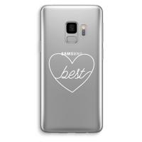 Best heart pastel: Samsung Galaxy S9 Transparant Hoesje
