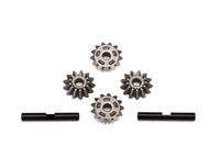 Gear set, center differential (output gears (2)/ spider gears (4)/ spider gear shaft (2)) (TRX-6783) - thumbnail