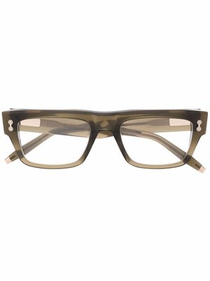 Akoni lunettes de soleil Leo à monture carrée - Vert