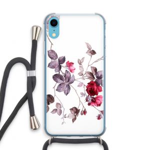 Mooie bloemen: iPhone XR Transparant Hoesje met koord